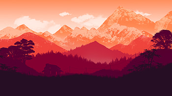Hut Mountains Clouds Powerlines Evening Minimalism , minimalism, minimalist, artist, artwork, digital-art HD wallpaper