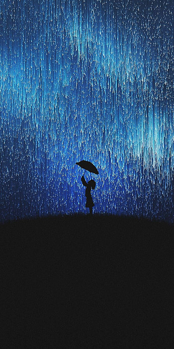 Anime Rain, atmosphere, sky HD phone wallpaper