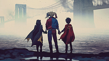 She Wants Your Children, harley-quinn, superman, batman, superheroes, artist, artwork, digital-art HD wallpaper