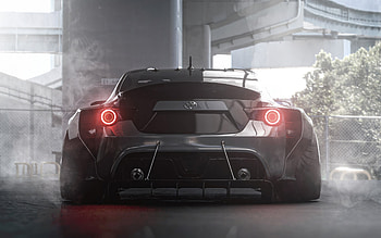 Toyota Gt86 Rear , toyota-gt86, toyota, cars, artist, artwork, digital-art, artstation HD wallpaper