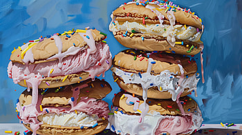 Delectable Ice Cream Sandwich Delight, ice cream sandwich HD wallpaper