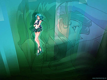 Neptune background, kaioh, senshi, michelle, michiru, background, pisces, sailor, anime, moon, scout, neptune HD wallpaper