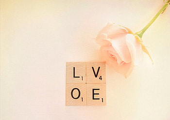 Precious word, rose, word, pink, love, scrabble pieces HD wallpaper