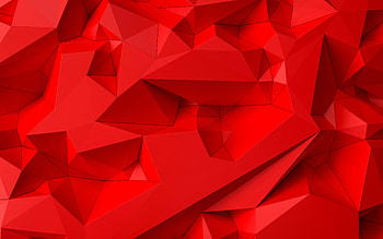 Bright Red Shapes Abstract , abstract, red, artist, artwork, digital-art HD wallpaper