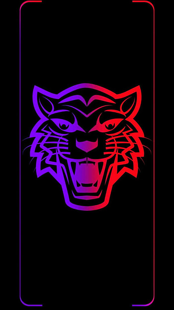 Tiger, 13, neon, f, oeın, ı HD phone wallpaper