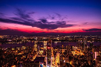 City Lights, Cities, View From Above, Night City, Megapolis, Megalopolis HD wallpaper