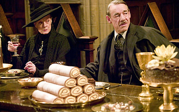 Professor McGonagall movie, Magical feast, Hogwarts dining hall, background HD wallpaper