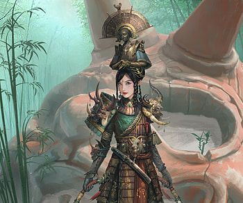 fantasy, woman warrior HD wallpaper