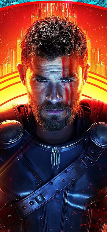 Chris Hemsworth, Thor Ragnarok, , Stunning visuals HD phone wallpaper