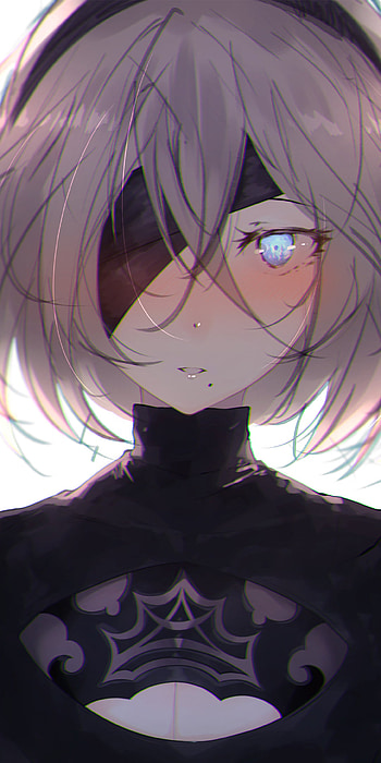 Simping, 2b, cartoon, anime HD phone wallpaper
