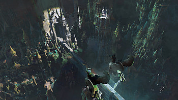 fantasy, city, fantasy city HD wallpaper