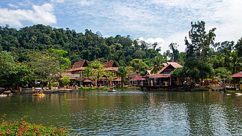 Langkawi Oriental village, Cable car, Skybridge, Malaysia HD wallpaper