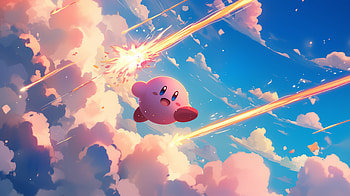 Kirby Sky Adventure -, video game, Kirby HD wallpaper