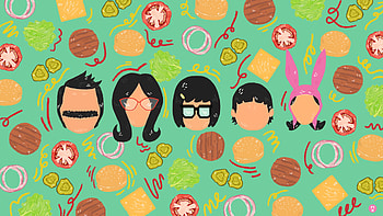 Bob's Burgers Family Featuring Tina, Linda, and Gene, TV Show, bob's burgers, tina belcher, linda belcher, gene belcher HD wallpaper