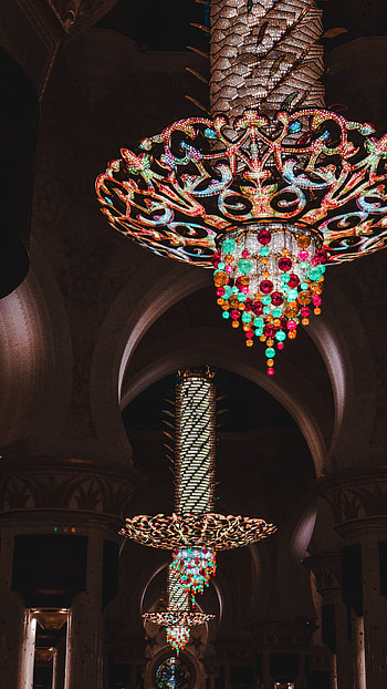 Miscellanea, Miscellaneous, Design, Illumination, Decoration, Lighting, Chandeliers, Ceiling HD phone wallpaper