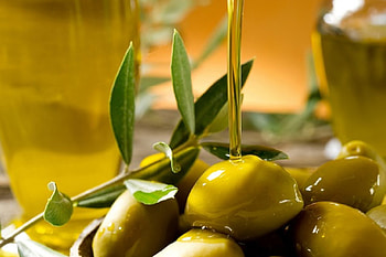 Olive, vegetable, table, oil HD wallpaper