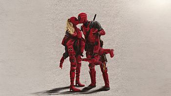 Deadpool And Lady Deadpool Twisted Pair, deadpool-and-wolverine, deadpool-3, deadpool, superheroes, artwork, digital-art, lady-deadpool HD wallpaper