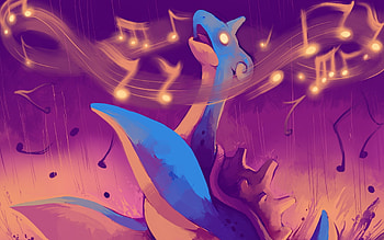 Lapras , Water-type Pokmon, Aquatic creature, Serene artwork HD wallpaper