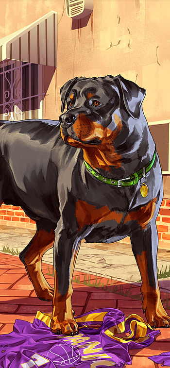 dog, video game, Grand Theft Auto V HD phone wallpaper