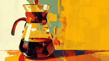 Vibrant Coffee Art in, food, coffee, artistic HD wallpaper