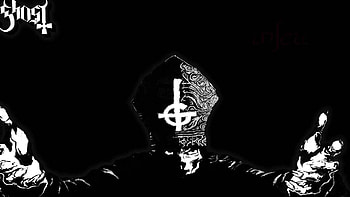 Ghost Band, Eerie atmosphere, Haunting melodies, Dark stage presence HD wallpaper