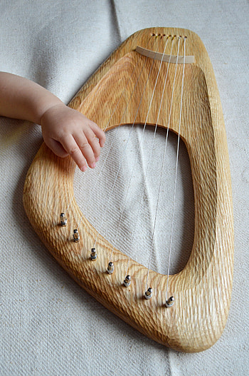 Lyre music, Pentatonic lyre harp, Homemade instrument HD phone wallpaper