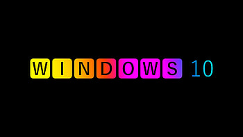 Colorful Windows 10 Logo In Black Background Windows 10 HD wallpaper