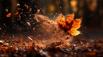 Autumn Leaf Splendor - Ultra, Autumn, leaf, nature, motion, fall HD wallpaper