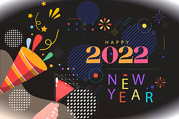 Happy New Year, celebration, 2022, new year HD wallpaper
