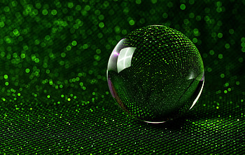 Miscellaneous, Reflection, Miscellanea, Ball, Tinsel, Sequins, Boquet, Bokeh, Mirror, Mirrored HD wallpaper