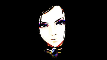 Vector, Dark, Paint, Girl, Face HD wallpaper
