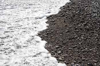 Nature, Stones, Pebble, Sea, Waves, Foam, Whisper HD wallpaper