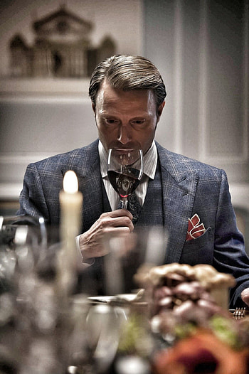 Mads Mikkelsen, Hannibal, Hugh Dancy, Inspiration HD phone wallpaper