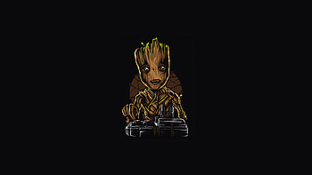 Baby Groot Facet Art, baby-groot, superheroes, artist, artwork, digital-art, behance HD wallpaper