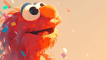 Elmo - Vibrant Sesame Street Artwork, Elmo (Sesame Street) HD wallpaper