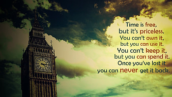 Time, Proverb, Wisdom, Clock HD wallpaper