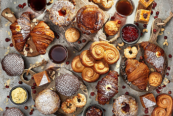 Freshly baked croissant, Flaky pastry, French delicacy, Morning treat HD wallpaper