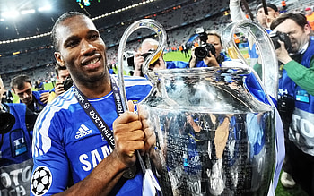 Trophy, Drogba HD wallpaper