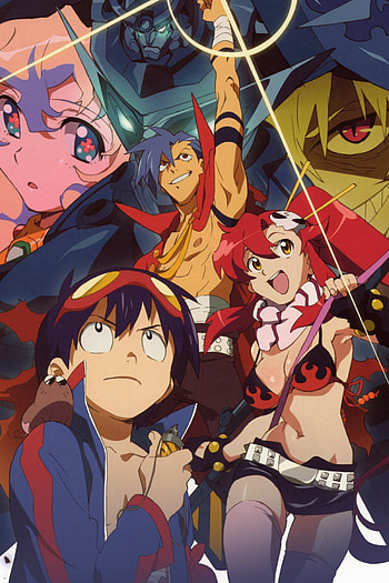 Tengen Toppa Gurren Lagann, TV series poster, Movie Database TMDB HD phone wallpaper