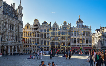 Brussels, Belgium, Brussels, Belgium, place, old town, houses HD wallpaper