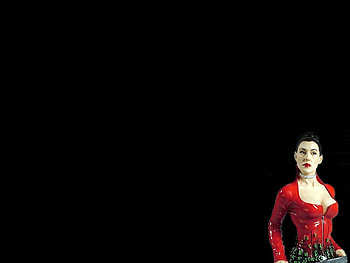 Matrix, black, fantasy, comic, female HD wallpaper