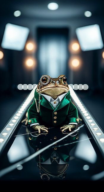 Dapper Toad — & Android , frog, suit HD phone wallpaper