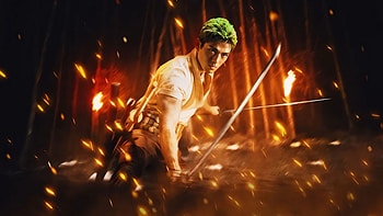 Zoro's Blaze — One Piece Live Action Quad, One Piece (Live Action) HD wallpaper
