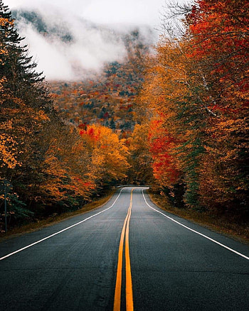 New Hampshire, cloud, orange HD phone wallpaper