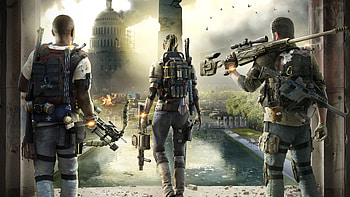 Tom Clancy's The Division 2, 2019, soldiers HD wallpaper