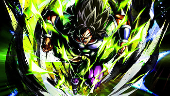 Broly, Dragon Ball, anime boy, art HD wallpaper