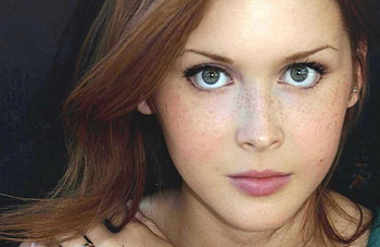 Eyes, lips, beautiful, nose HD wallpaper