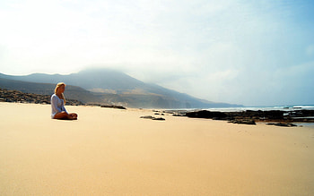 Sea, Beach, Miscellanea, Miscellaneous, Girl, Mood HD wallpaper