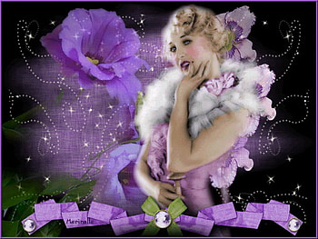 vintage, purple, lady, flower HD wallpaper