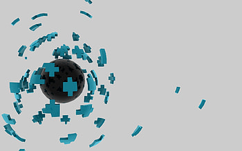 3D, Form, Flight, Ball, Forms, Constituents, Components HD wallpaper